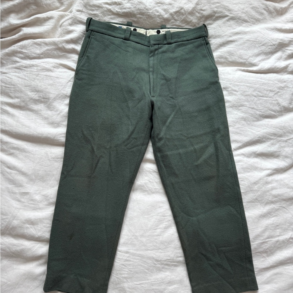 Green Vintage Pendleton Pants